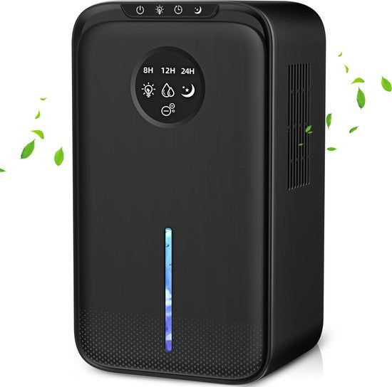 Swinkle® Luftentfeuchter und Luftreiniger - Entfeuchtet bis zu 1L pro Tag - Luftentfeuchter geeignet für Wohnzimmer, Schlafzimmer, Badezimmer mit LED Bildschirm