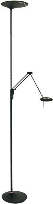 Stehleuchte Steinhauer Zodiac - LED - 185 cm x 25 cm x 25 cm - Schwarz