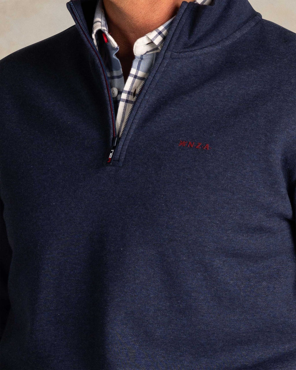 NZA Half Zip Pullover - Navy - Größe XL