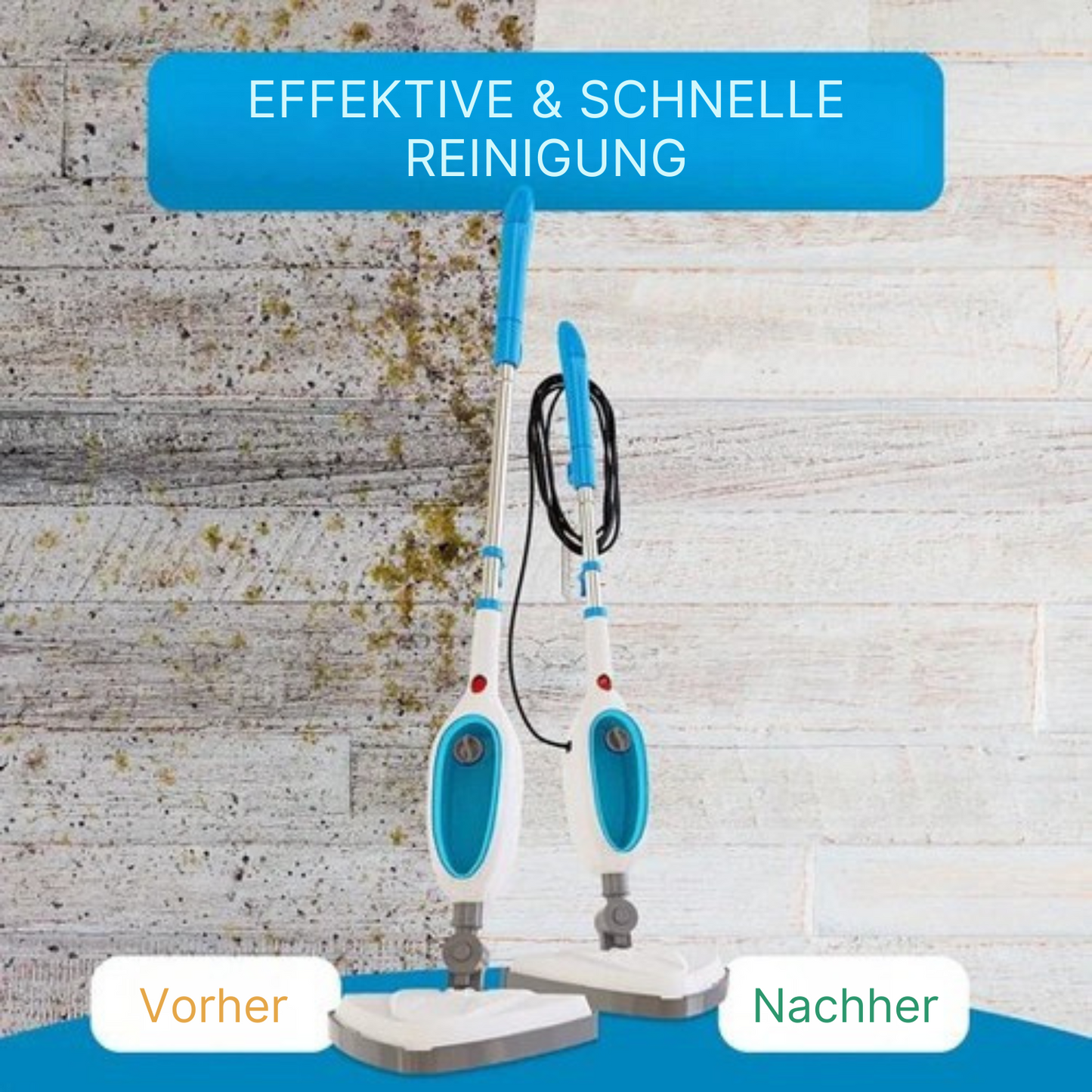 Strex - 12 in 1 Dampfreiniger/ Teppichreiniger/ Fleckenreiniger - entfernt 99,9% der Bakterien - 1200W - 350ml - Weiß