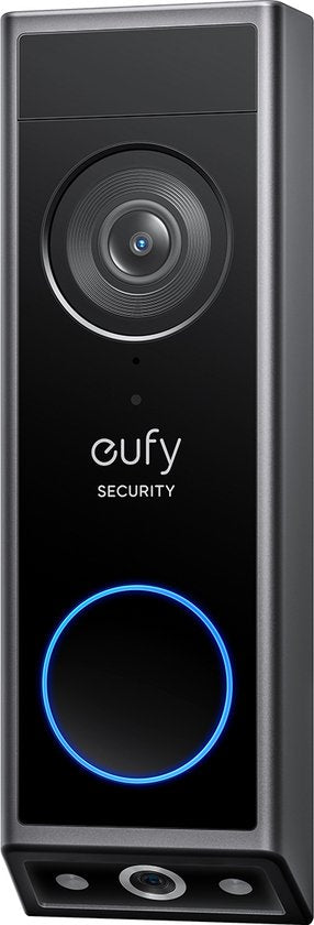 eufy Security E340 Video-Türklingel – Video Doorbell – Dual-Cam-Technologie – 2K-Full-HD-Auflösung – Farb-Nachtsicht – KI-Paketerkennung – Keine monatlichen Kosten – Kabellose Installation – Kompatibel mit Alexa und Google Assistant