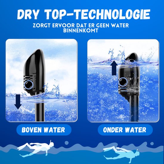 Vertrex Tauchmaske mit Schnorchel S/M - Schnorchel - Tauchmaske Erwachsene und Kinder - Schnorchelmaske Kind - Schnorchelmasken