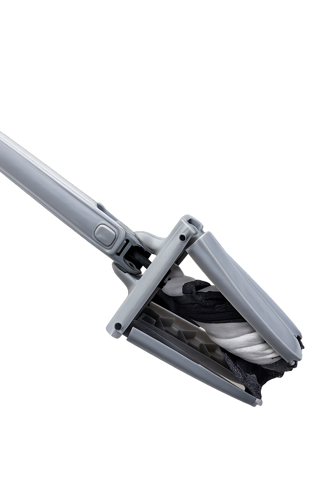 UltraClean Mikrofasermopp - 360° drehbarer Mopp - Easy Wring System - Grau - 107 cm