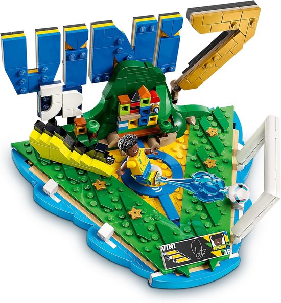 LEGO Editions – Vini Jr. – Fußball-Highlights: Fußball-Bausatz für Kinder – 43027