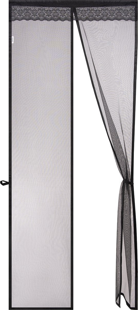 O'DADDY Türvorhang Deluxe FIBER – Magnetisch – Fiberglas – 92 x 230 cm – Schwarz
