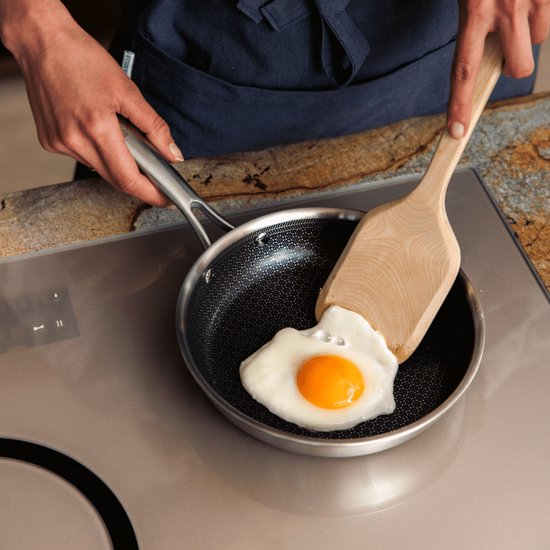 Safecourt Kitchen 5-tlg. Holzspatel-Set [100% frei von Mikroplastik] - FSC-zertifiziertes Birkenholz