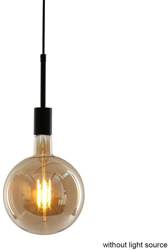 Hängeleuchte Minimalics 2701ZW Schwarz – Höhenverstellbar (42–170 cm) – Kunststoff, Metall – Mexlite