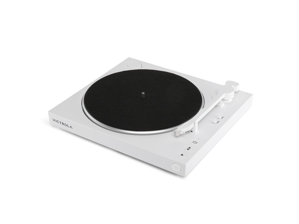 Victrola Automatischer Plattenspieler – Vorverstärker – Bluetooth – Weiß