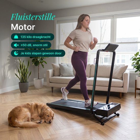 Dreaver Elevate Pro – 2-in-1-Laufband, zusammenklappbar, 12 km/h, mit 9 % Steigungsfunktion – inklusive App und Zubehör – Laufband – Treadmill – Walking-Band – Walking Pad – für zu Hause