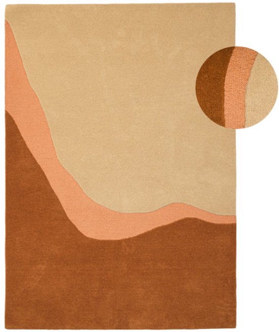 von fonQ Desert Teppich – Ochre Pink – rechteckig – 160 x 230 cm