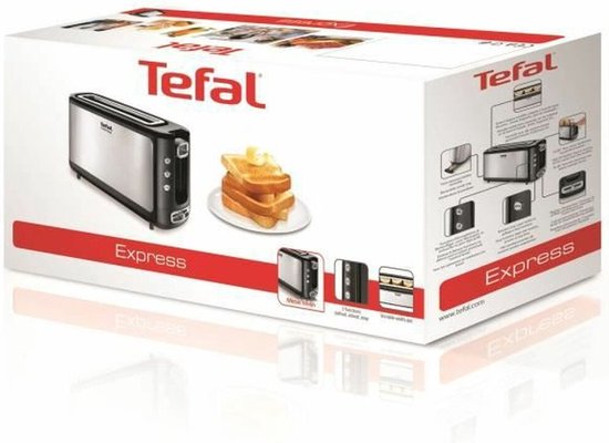 Tefal TL365ETR – Toaster – Edelstahl
