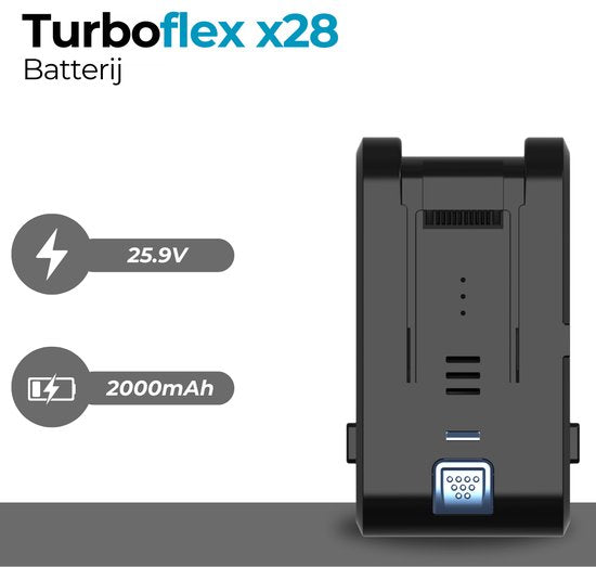 Sanovy aufrechter Staubsauger Akku - Sanovy Turbo Flex X28 Teil