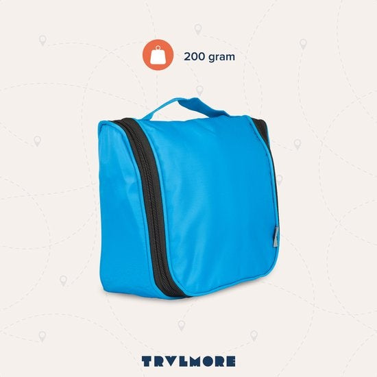 TRVLMORE Kulturtasche - Hängend mit Haken - Unisex - Hellblau