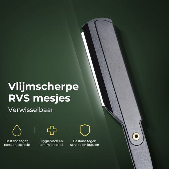 Gandria Rasiermesser - Rasierklingen aus Edelstahl - Edelstahl Single Edge - 60 Stück - Rasierklingen - Rasiermesserscharf - Langlebige Rasur