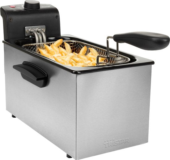 Tristar Fritteuse 3 Liter – FR-6946 – 2000 W – Kaltzone – Edelstahl