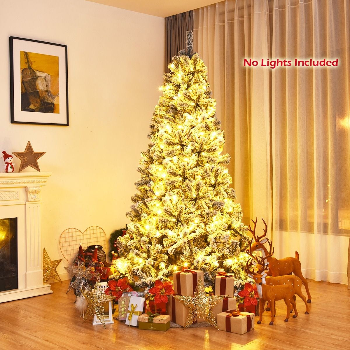 Coast Künstlicher Weihnachtsbaum verschneit - mit Metallständer - 180 cm