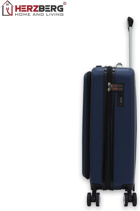 Herzberg Travel HG-8065BLU: Kabinentasche - Blau