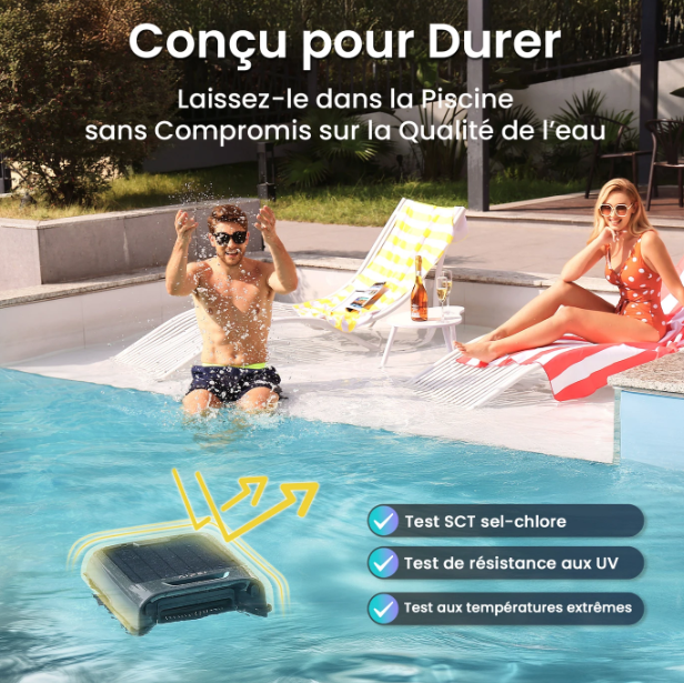 Aiper EcoSurfer S2 Schwimmbad-Oberflächenreiniger – Solarbetrieb, 35 Stunden Akkulaufzeit, WLAN/Bluetooth
