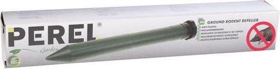 Perel Maulwurfvertilger - Ultraschall - Vibration - batteriebetrieben (nicht enthalten), ± 1000 m²