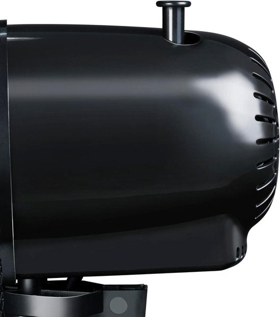 Lifetime Air Stativventilator 45W - Höhenverstellbarer Ventilator 102,5 bis 125 cm - Standventilator mit 3 Geschwindigkeiten - Neigbar und oszillierend - Schwarz