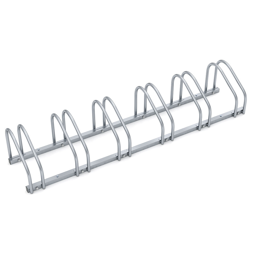 Monza Fahrradträger - Fahrradaufbewahrung - für 6 Fahrräder - 160x32x27 cm - Fahrradträger aus Metall