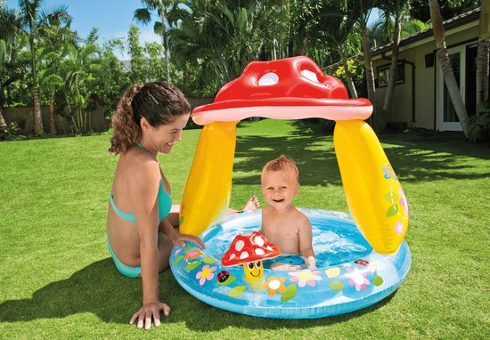 Intex Baby-Aufblaspool „Pilz“ – Ø 102 x 89 cm
