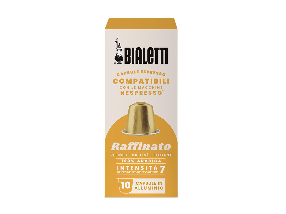 Bialetti Raffinato Kaffeekapseln – Nespresso-kompatibel – 10 Kapseln – 200er-Packung