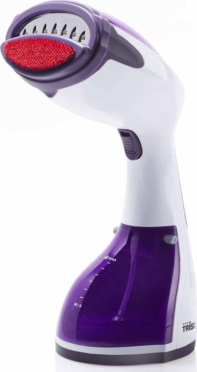 Tristar ST-8916 Kleiderdampfer - Handdampfer für Kleidung und Möbel, u.a. - inkl. 2 Stylingbürsten - Lila/Weiß
