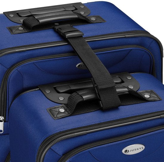 Trolley-Reisekoffer-Set / Kofferset Athen - 5-teilig - Blau