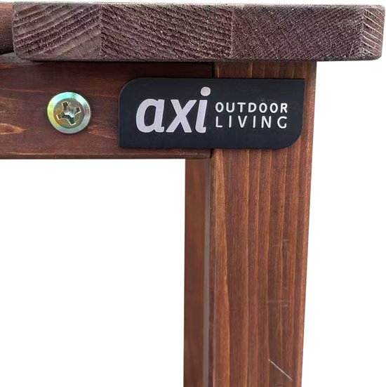 AXI Tess Beistelltisch Coffee – Kleiner Gartentisch aus Holz – Quadratisch – 40,5 x 40,5 x 46 cm – 100 % FSC-zertifiziertes Hemlock-Holz – Für Garten, Terrasse und Balkon