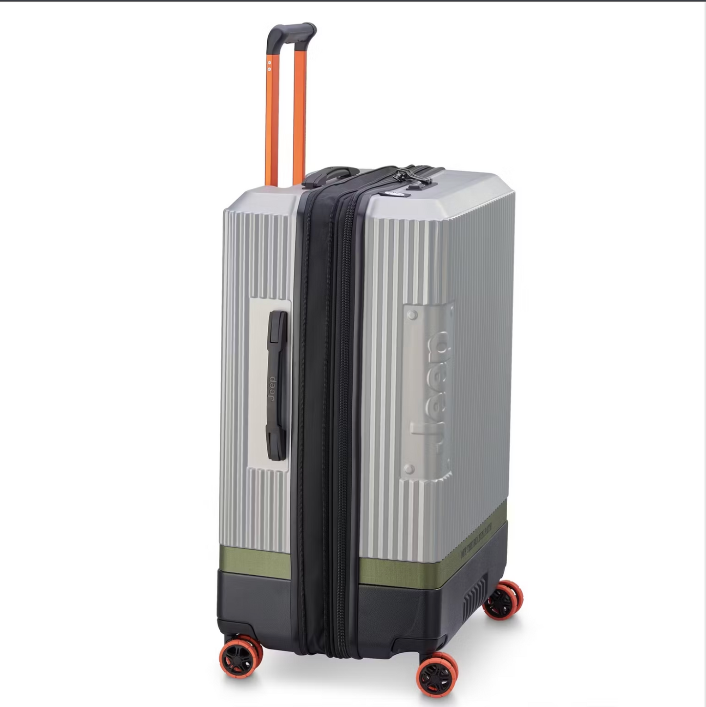 Jeep Expandable Trolley XL 122L - Silber - 81 x 53 x 33-36 cm - TSA-Schloss