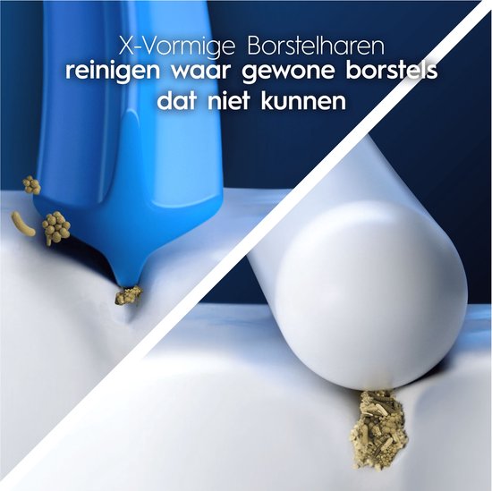 Oral-B Cross Action Pro - Bürstenköpfe - Mit CleanMaximiser Technologie - 10 Stück - Kompatibel mit elektrischen Zahnbürsten