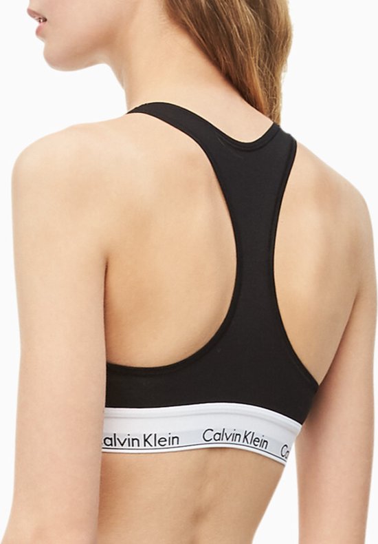 Calvin Klein Modern Cotton Top für Damen – Schwarz – Größe M