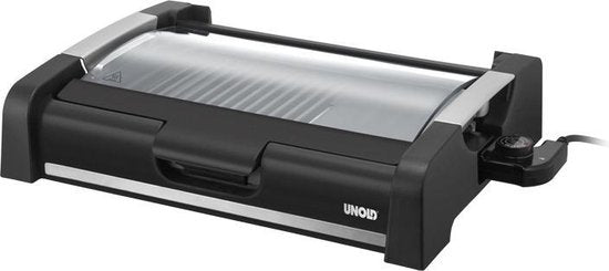 Unold Elektro-Tischgrill für den Garten, mit Kontrollleuchte, schwarz