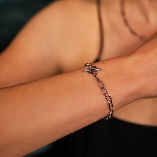 Laura Ferini Damenarmband Baciare Silber - Silbergliederarmband - 18K Weißgold vergoldet - Schmuck - Accessoires - Schmuck - Damenarmband - Silber