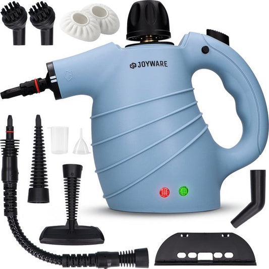 Joyware® 13-in-1-Dampfreiniger S1 – Leistungsstarker Handdampfreiniger – Teppichreiniger & Fleckenentferner für Sofa, Badezimmer & Polster – Steam Cleaner – 1050 W – 450 ml