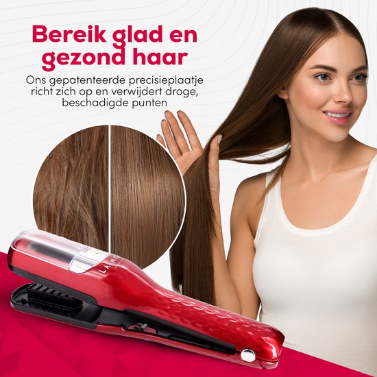 La Nou® Splitterentferner - Inkl. Zubehör - Rot