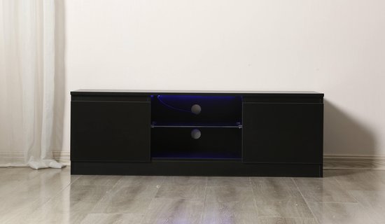TV-Möbel Sideboard - TV-Schrank - 120 cm breit - schwarz