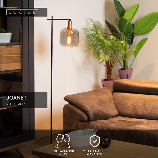 Lucide JOANET – Stehlampe – 1xE27 – Fumé