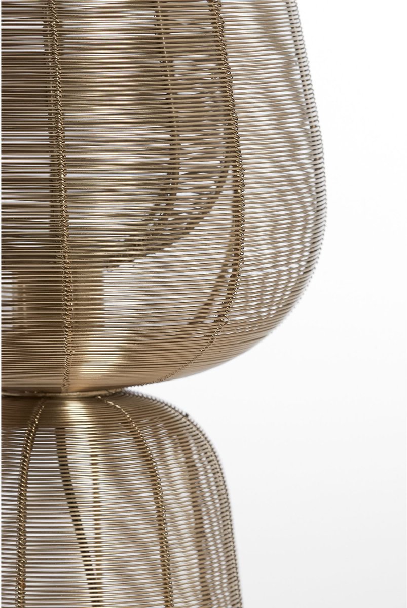 Licht & Wohnen Tischleuchte Aboso - Gold - Ø24cm - Modern