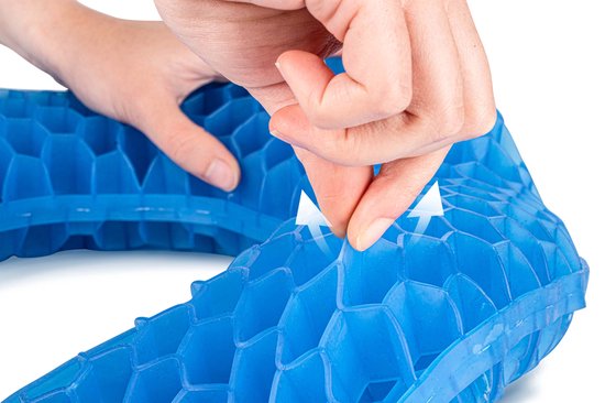 Vivamore Travel Pillow - Nackenkissen Flugzeug - Reisekissen mit kühlendem Gel - Schwarz