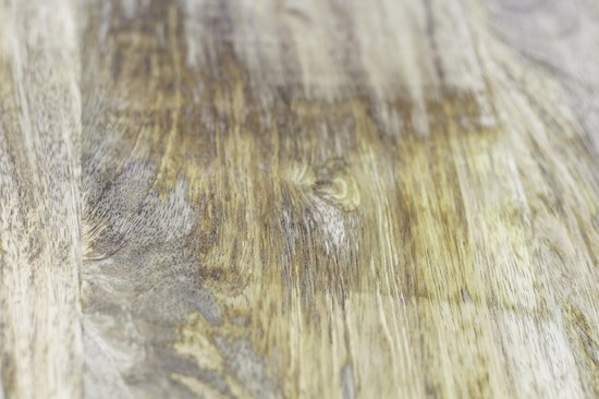 HSM Kollektion Beistelltisch Read - natur/schwarz - Mangoholz/Eisen