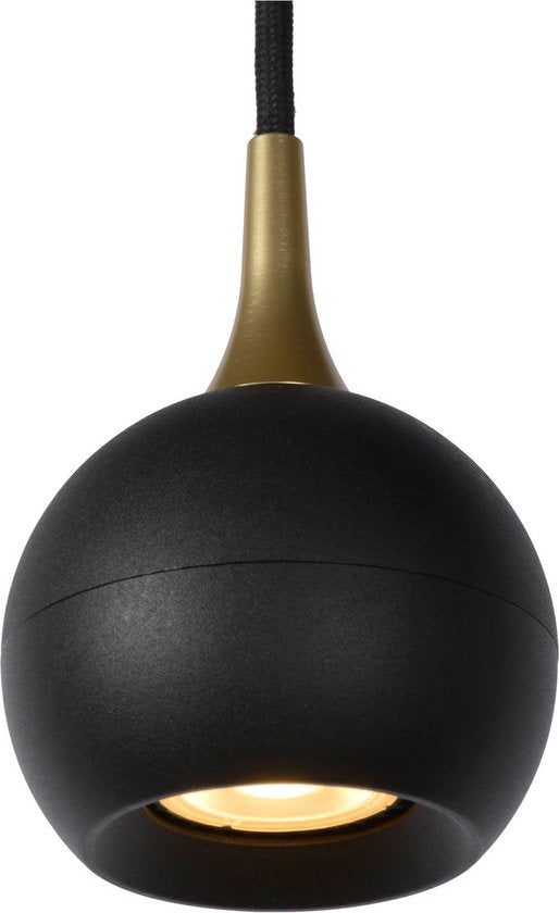 Lucide FAVORI – Hängeleuchte – Ø 9 cm – 1xGU10 – Schwarz