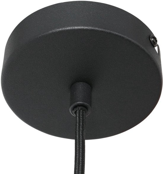 Hängeleuchte Carré 3379ZW – schwarze Leuchte im Industrial-Stil, Stahl, höhenverstellbar von 30 bis 150 cm, Mexlite