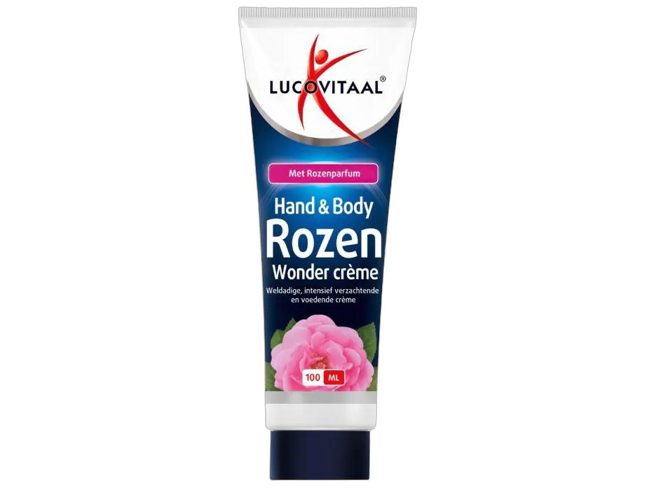 Lucovitaal Hand & Body Rosen-Wundercreme – beruhigend und pflegend – 3 x 100 ml