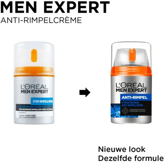 6x L'Oréal Men Expert Anti-Falten-Tagescreme 50 ml