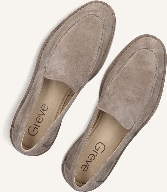 Greve Vito Loafer für Herren – Slipper – Taupe – Größe 43,5