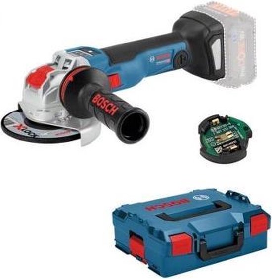Bosch Professional GWX 18V-10 SC Akku-Winkelschleifer 125 mm X-LOCK 18V Basic Body in L-Boxx – 06017B0400