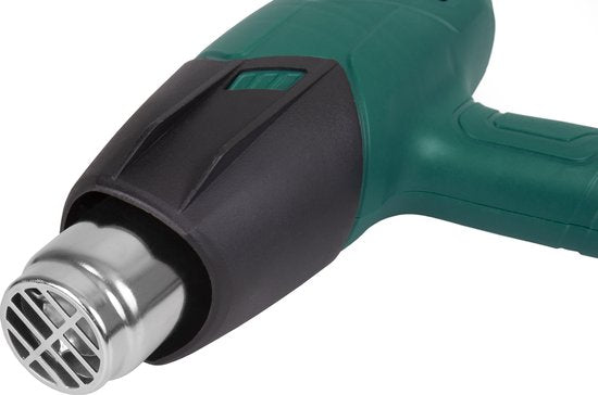 VONROC Heißluftpistole - Farbbrenner - 2000W - 3 Temperaturstufen - Inkl. Zubehör & Tasche