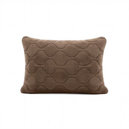 Sleeptime 2-in-1 Teddy Premium Bettdecke ohne Bezug – Bettdecke inklusive Kissenbezüge – 200 x 200 cm – Taupe/Braun
